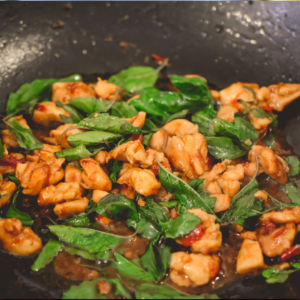 Lees meer over het artikel Thai Basil Chicken Thaise Basilicum Kip
