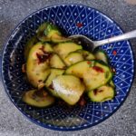 Pittige komkommersalade