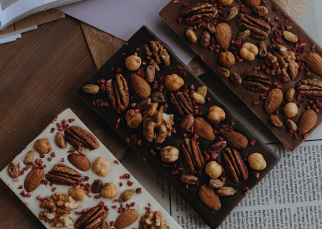 Crunchy Chocolade-Notenrepen