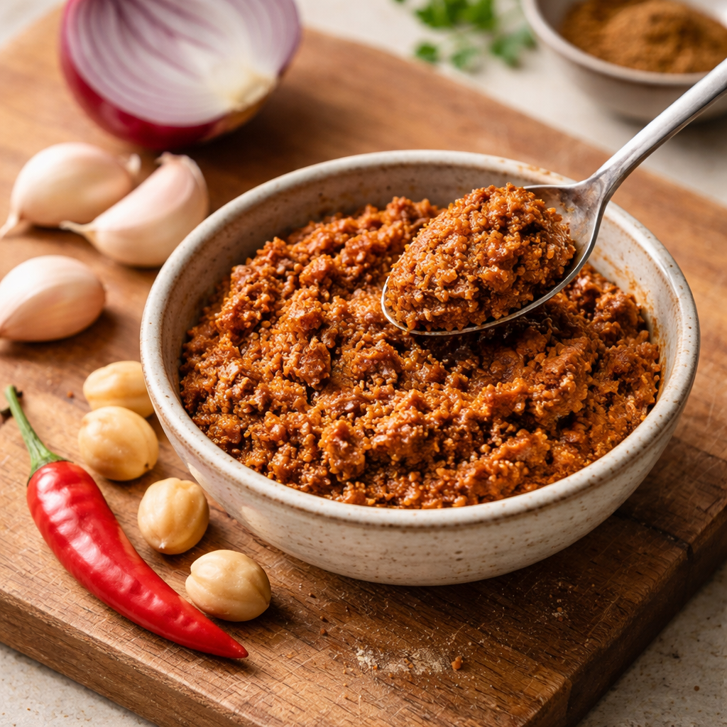 Verse Rendang Boemboe met kruiden